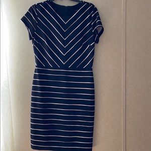 banana republic stripped dress